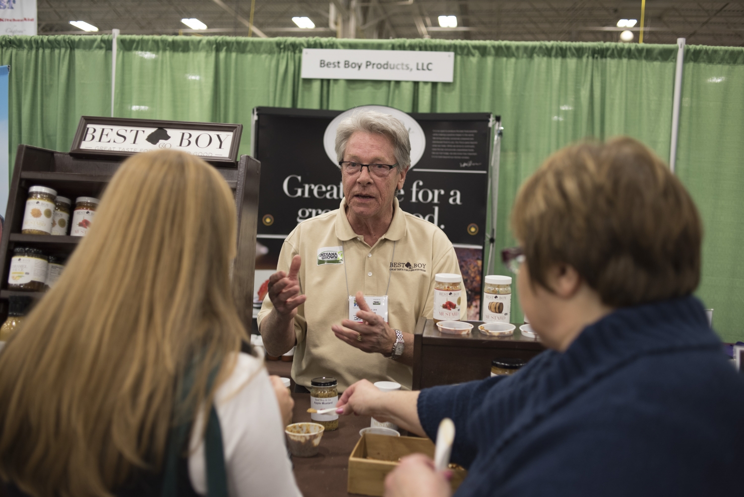 Best Boy & Co., an Indiana Grown Member who sells Mustard, BBQ Sauce and other condiments.: Best Boy & Co., an Indiana Grown Member who sells Mustard, BBQ Sauce and other condiments.