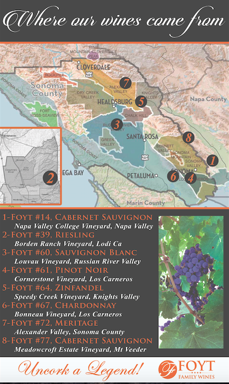 Foyt Family Wine Vault wine regions. - Caption>Foyt Family Wine Vault wine regions.” /> <img decoding=