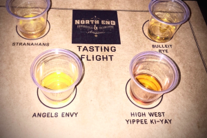 Whiskey Tasting at North End Barbecue & Moonshine. Whiskey Tasting at North End BBQ.