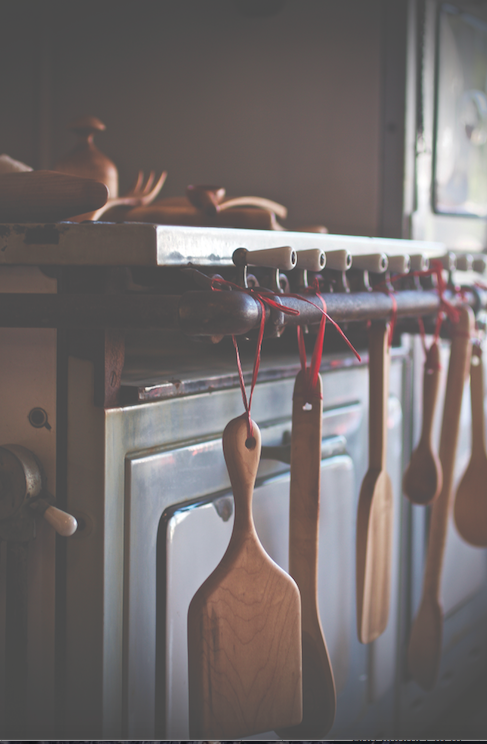 Wooden utensils at Whetstone Woodenware. - Caption><noscript><img decoding=