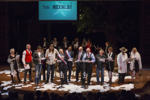 Last year's celebrity radio show at the IRT