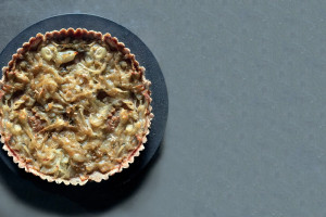 This tart is delicious at room temperature