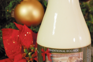 Photo courtesy of Traders Point Creamery Bottle of Eggnog