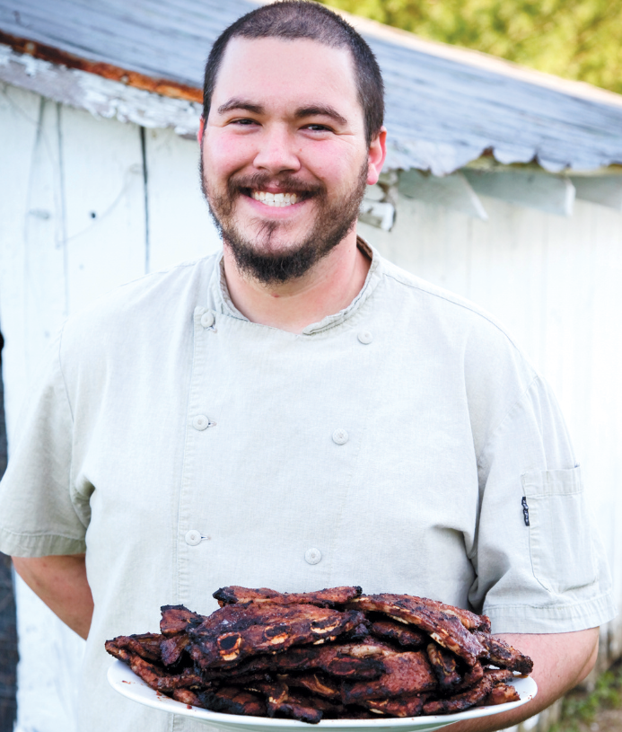 Upland's executive chef, Seth Elgar - Caption>Upland's executive chef, Seth Elgar