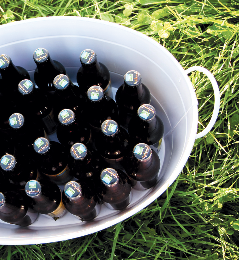 Upland beers - Caption>Upland beers