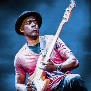 Marcus Miller live on stage at Indy Jazz Fest 2024