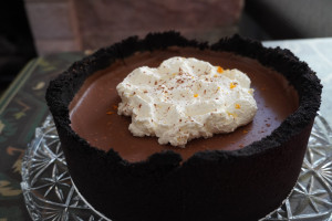 orange espresso chocolate pie